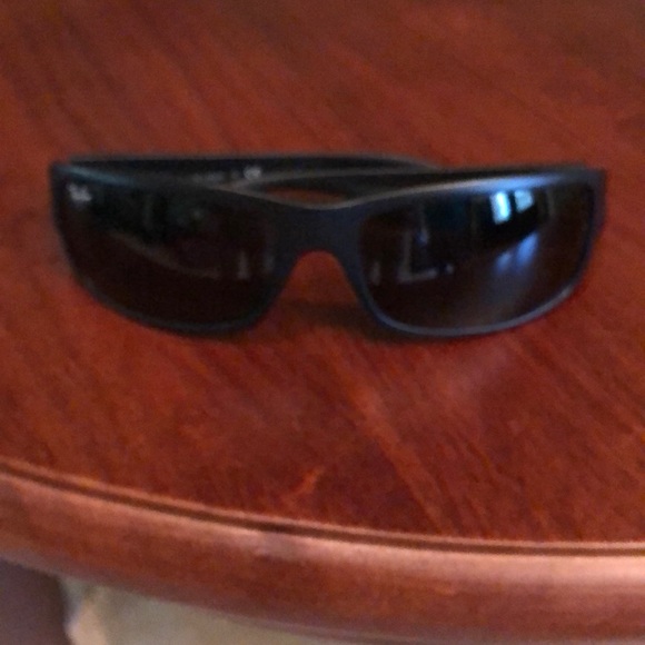 ray ban polarized wrap around sunglasses